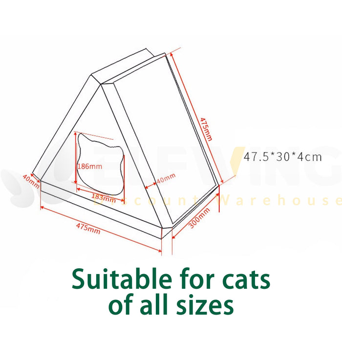 Triangle Cat Scratcher Post