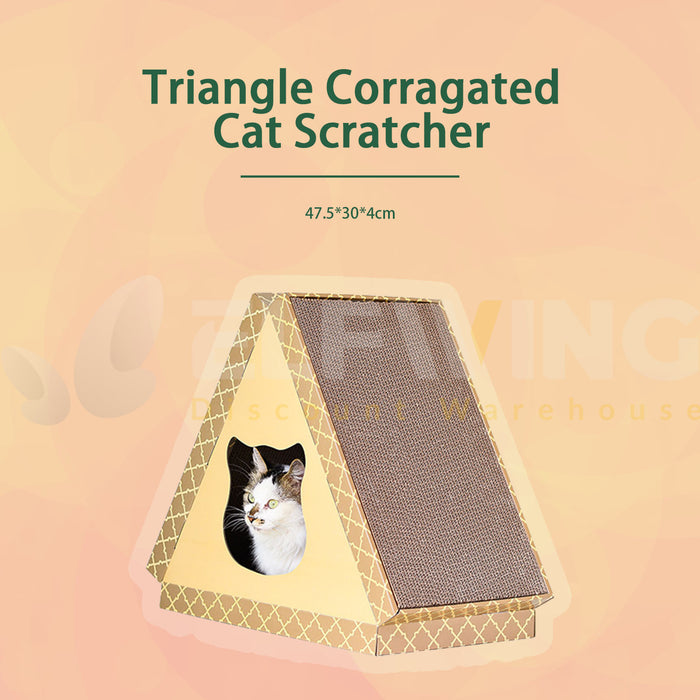 Triangle Cat Scratcher Post
