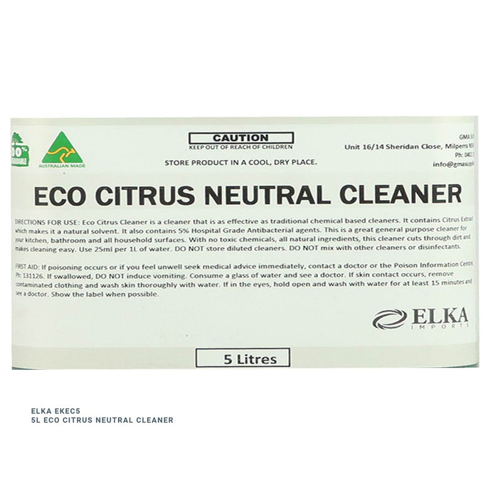 Elka EKEC5, Eco Citrus Neutral Cleaner, 5L
