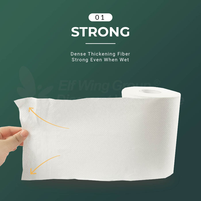 A&C AC-80/16 Roll Hand Towel 1ply 18cm x 80m 16 Rolls (Carton)