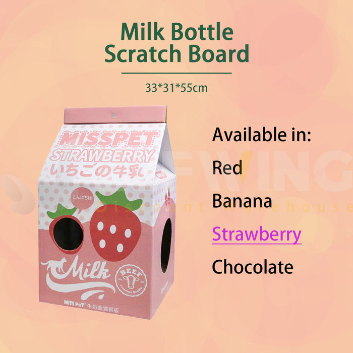 Milk Carton Cat Scratcher Post