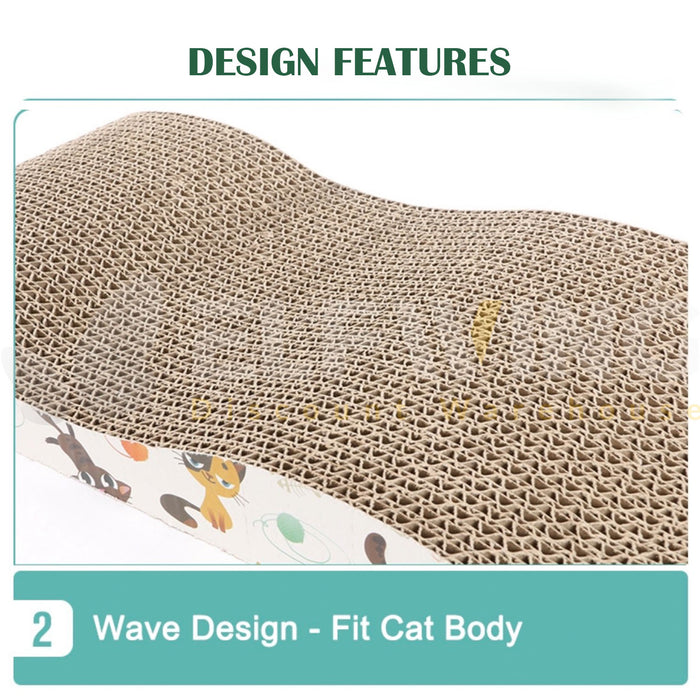 Wave Cat Scratcher Post