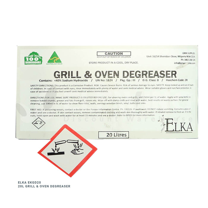 Elka Heavy Duty Oven & Grill Cleaner 5/20L