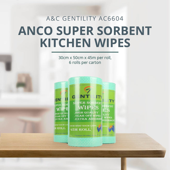 A&C Anco Super Sorbent Kitchen Wipes