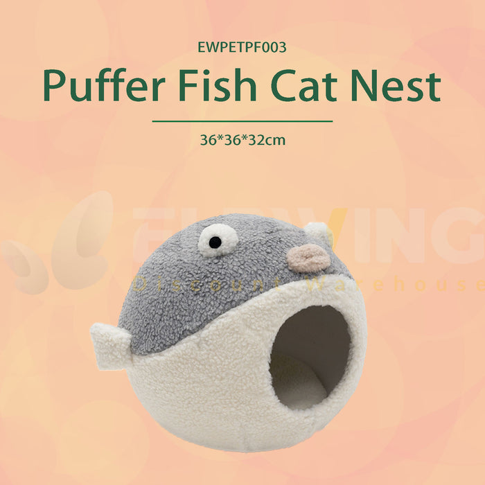 Puffer Fish Cat Nest