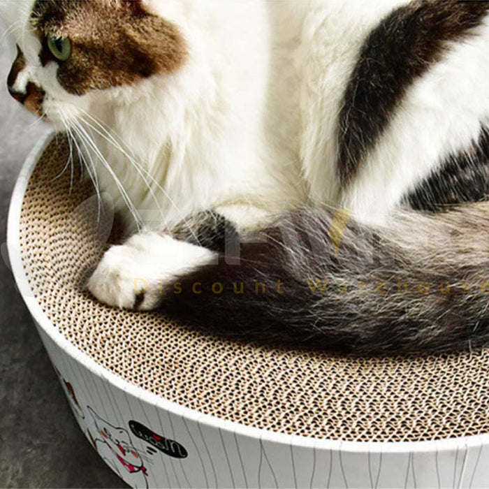 Round Nest Cat Scratcher Post