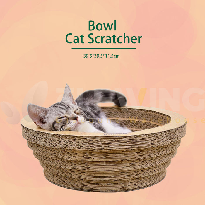Bowl Cat Scratcher Post