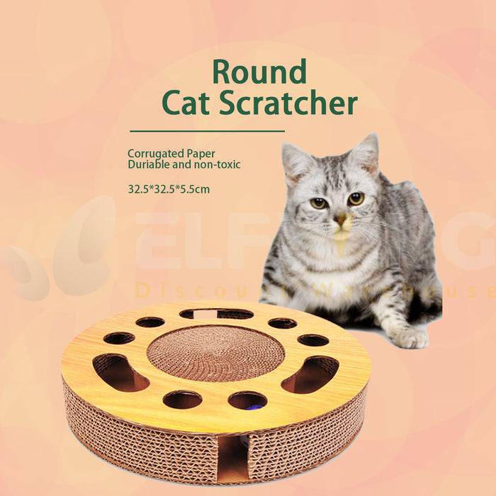 Round Cat Scratcher Post