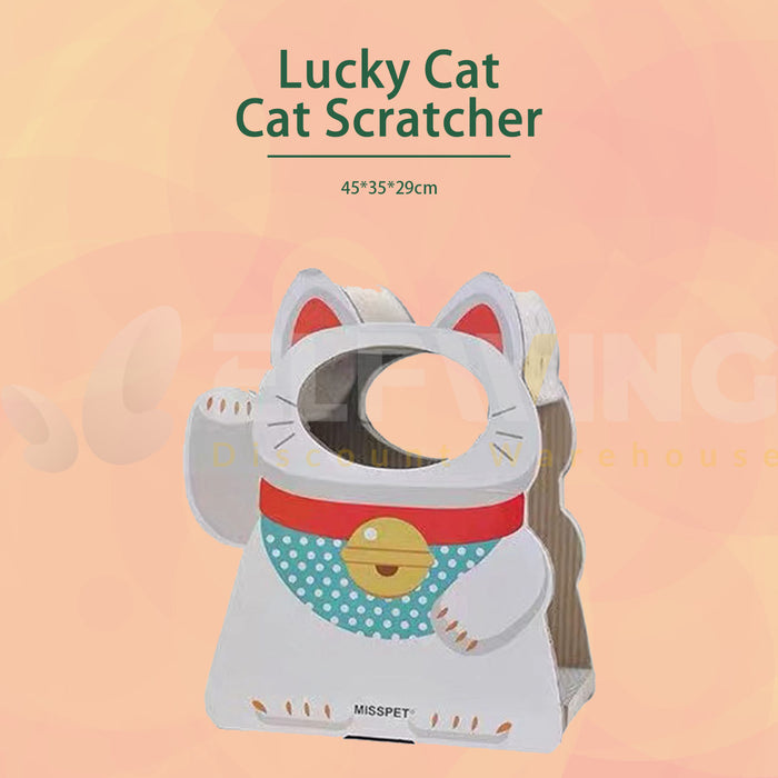 Lucky Cat Cat Scratcher Post