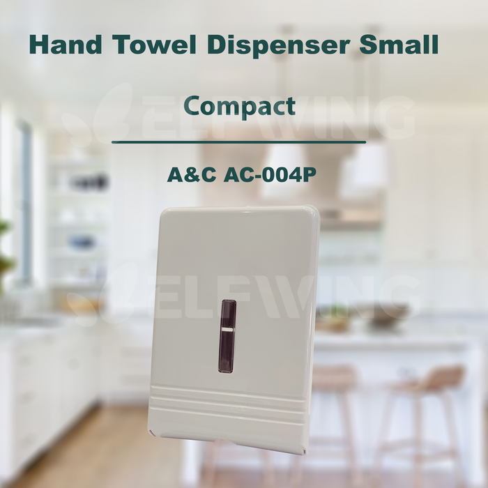 AC-004P Compact Hand Towel Dispenser Small, Wall Mounted
