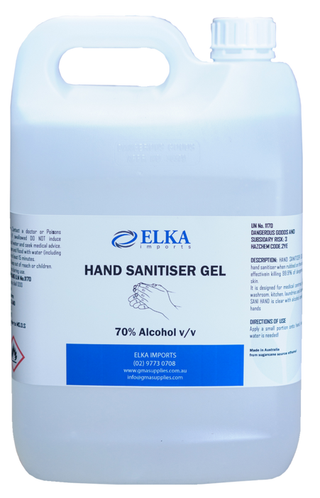 Elka Hand Sanitiser Gel 5L