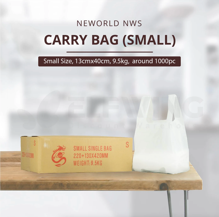Recyclable Carry Bags 9kg, Small