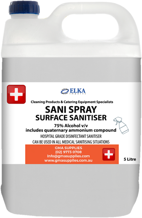 ELKA Sani Spray Surface Sanitiser 5L